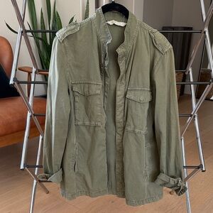 Zara Women's Olive Utility Jacket